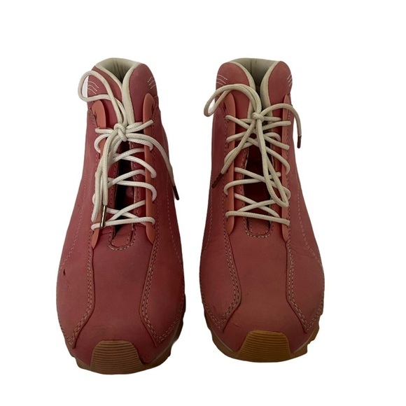 Timberland Barbie Pink Nubuck Ankle boots Leather shoes 8 - Picture 3 of 12